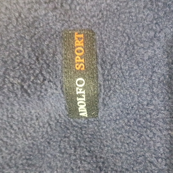 Adolfo Sport 1/4 zip fleece pullover - Picture 6 of 12